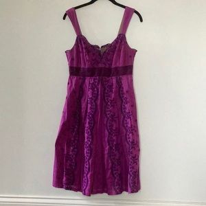 Beautiful dress in magenta